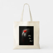 Naughty Cheeky Christmas Shopper Bag Canvas Tas (Achterkant)