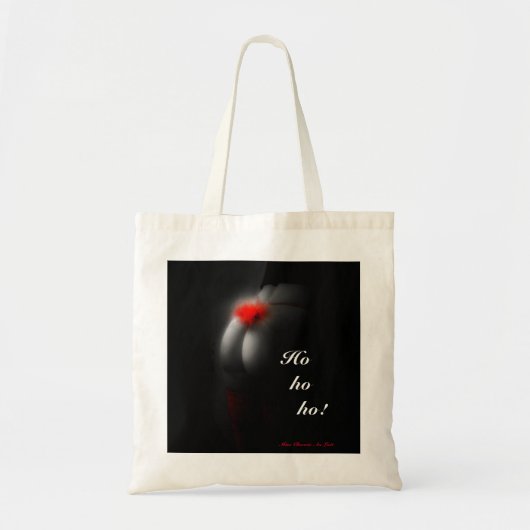 Naughty Cheeky Christmas Shopper Bag Canvas Tas (Voorkant)