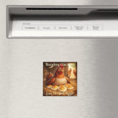 Naughty Chickens Lay Deviled Eggs Fridge Magnet (Insitu (Vaatwasser))