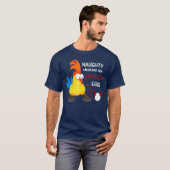 Naughty Chickens Lay Deviled Eggs Funny T-shirt (Voorkant volledig)