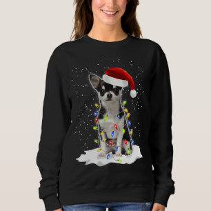 Naughty Chihuahua Kerstmis Fairy Lights Dog Trui