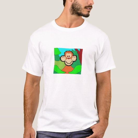 Naughty chimp t-shirt (Voorkant)
