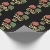 Naughty Christmas als je van mijn Ornamenten houdt Cadeaupapier (Hoek)