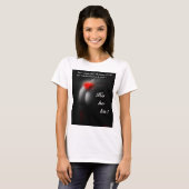 Naughty Christmas Ho Santa Joke Dames T-shirt (Voorkant volledig)