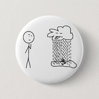 Naughty Cloud in Sky Ronde Button 5,7 Cm