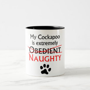 Naughty Cockapoo Tweekleurige Koffiemok