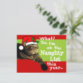 Naughty de heer Rogers Briefkaart (Staand voorkant)