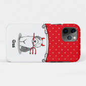 Naughty Devil Old English Sheepdog (grijs 1) Case-Mate iPhone Case (Achterkant (horizontaal))