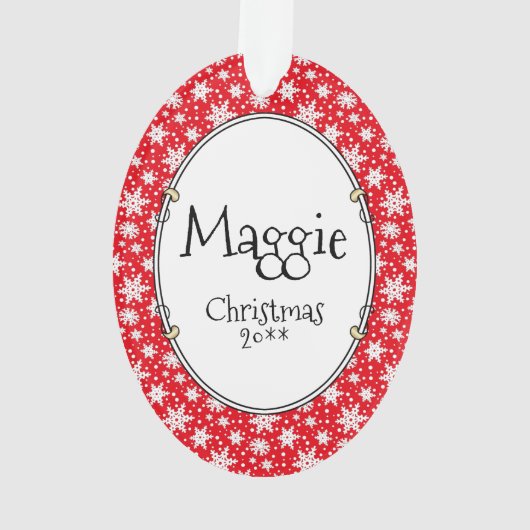 Naughty Devil Old English Sheepdog (grijs 1) Ornament (achterkant)