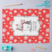 Naughty Devil Old English Sheepdog (grijs 1) Tissuepapier (Craft)