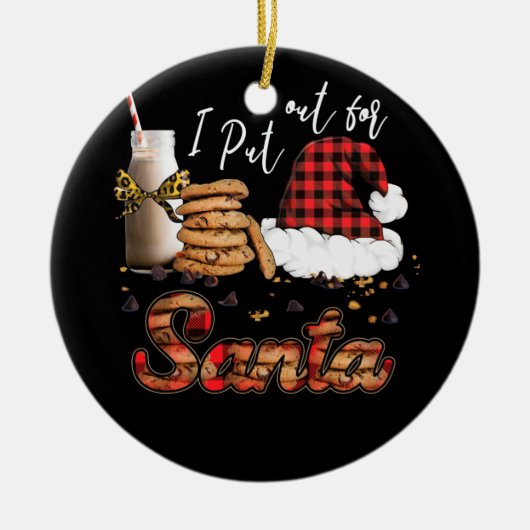 Naughty die ik voor Kerstmis heb uitgedeeld Keramisch Ornament (Voorkant)