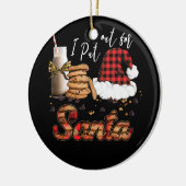 Naughty die ik voor Kerstmis heb uitgedeeld Keramisch Ornament (Links)