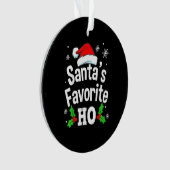 Naughty Dirty Adult Pajama Kerstmis Ornament (voorkant)