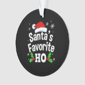 Naughty Dirty Adult Pajama Kerstmis Ornament (voorkant)