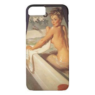  Naughty Dirty Pin Up Girl Case-Mate iPhone Case