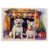 Naughty Dogs Kerstcadeau tas Groot Cadeauzakje (Achterkant)