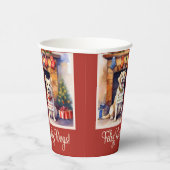 Naughty Dogs Kerstmis Papieren Bekers (Rechts)