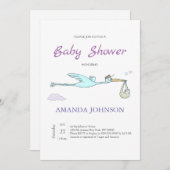 Naughty Dragon Uitnodiging (Voorkant / Achterkant)