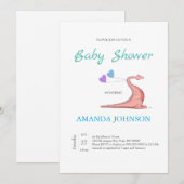 Naughty Dragon Uitnodiging (Voorkant / Achterkant)