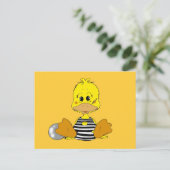 Naughty duck briefkaart (Staand voorkant)