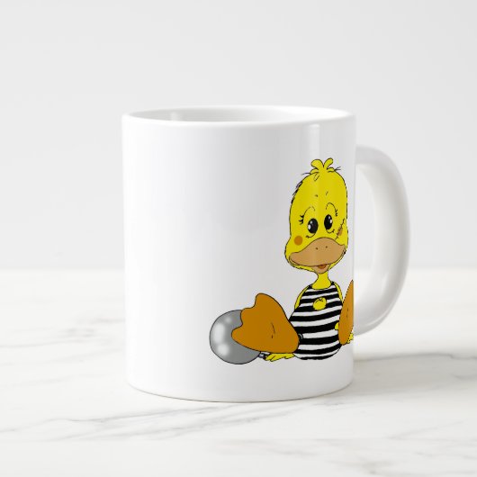 Naughty duck grote koffiekop (Voorkant rechts)