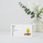 Naughty duck visitekaartje (Staand voorkant)