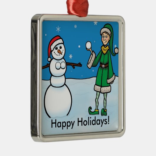 Naughty Elf #1 Ornament (Rechts)