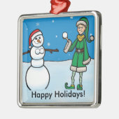 Naughty Elf #1 Ornament (Links)