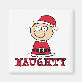 Naughty Elf Magnet (Voorkant)