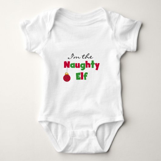Naughty Elf T-shirts en cadeautjes (Voorkant)