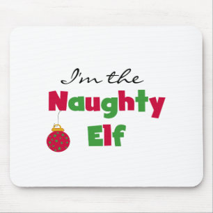 Naughty Elf T-shirts en cadeautjes Muismat