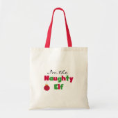 Naughty Elf Tote Bag (Voorkant)