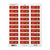 Naughty Elves beer Xmas Return Address Label (Full Sheet)