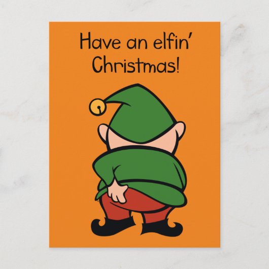Naughty Elves Itch Briefkaart voor Kerstmis (Voorkant)