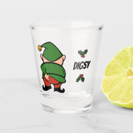 Naughty Elves Itch met Kerstmis Glass Shot Glas