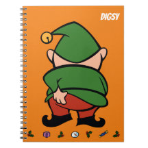 Naughty Elves Itch Notitieboek voor Kerstmis