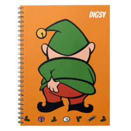 Naughty Elves Itch Notitieboek voor Kerstmis