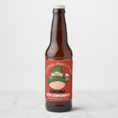 Naughty Elves Red Kerstbeer Label Bier Etiket (Voorkant)