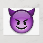 Naughty Emoji face Briefkaart (Voorkant)
