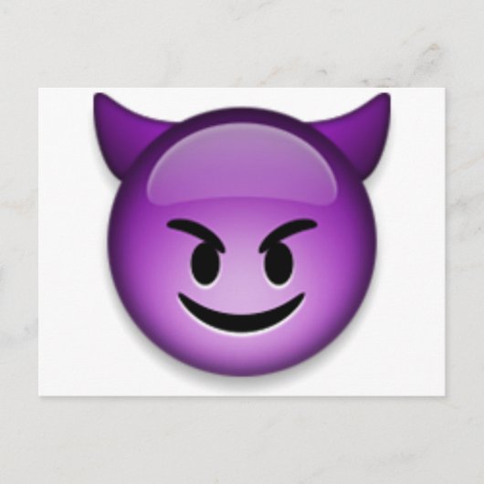 Naughty Emoji face Briefkaart (Voorkant)