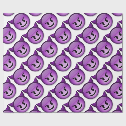 Naughty Emoji face Cadeaupapier (Vlak)