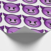 Naughty Emoji face Cadeaupapier (Hoek)