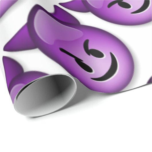 Naughty Emoji face Cadeaupapier (Rol Hoek)