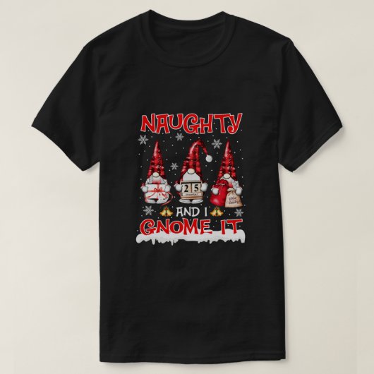 Naughty en ik hebben drie buffalo Pla. T-shirt (Design voorkant)