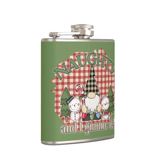 Naughty en ik krijgen het kerstfeest heupfles (Rechts)