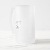 Naughty en Nice Holiday Matglas Bierpul (Voorkant links)