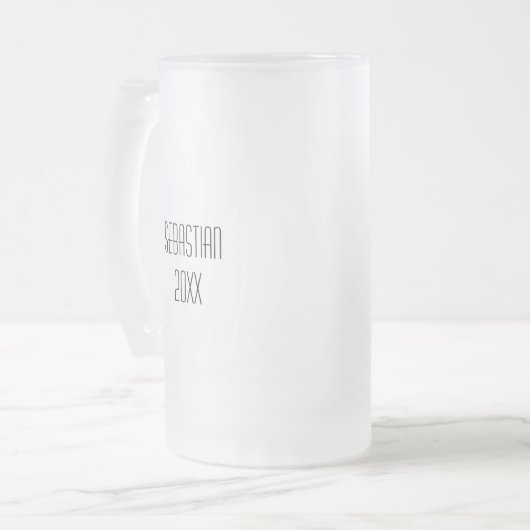 Naughty en Nice Holiday Matglas Bierpul (Voorkant links)