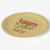 Naughty en Nice Holiday Papieren Bordje (Gekanteld)