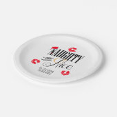 Naughty en Nice Holiday Papieren Bordje (Gekanteld)