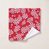 Naughty en Nice Kerstmis    Bad Handdoek (Wasdoekje)